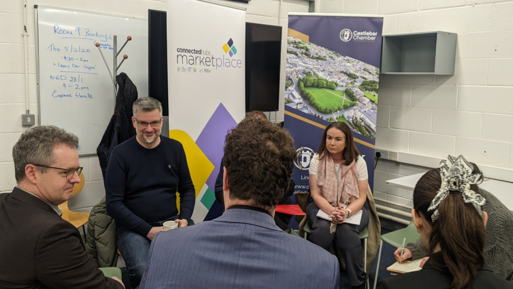 Read more about the article Ideas Over Coffee: Castlebar Session Explores Practical Needs of Local Businesses