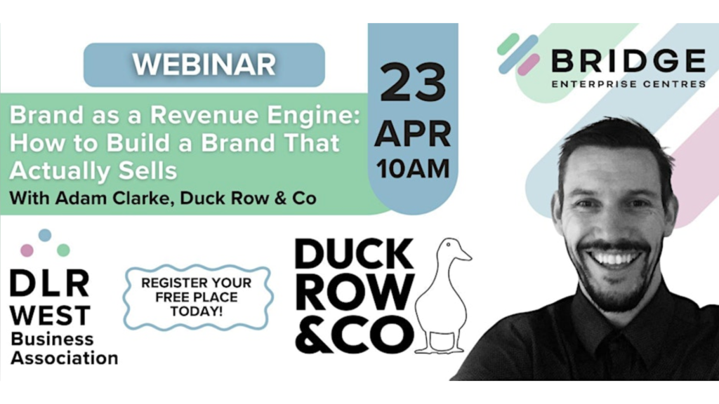 Read more about the article ONLINE: Brand as a Revenue Engine: How to Build a Brand That Actually Sells