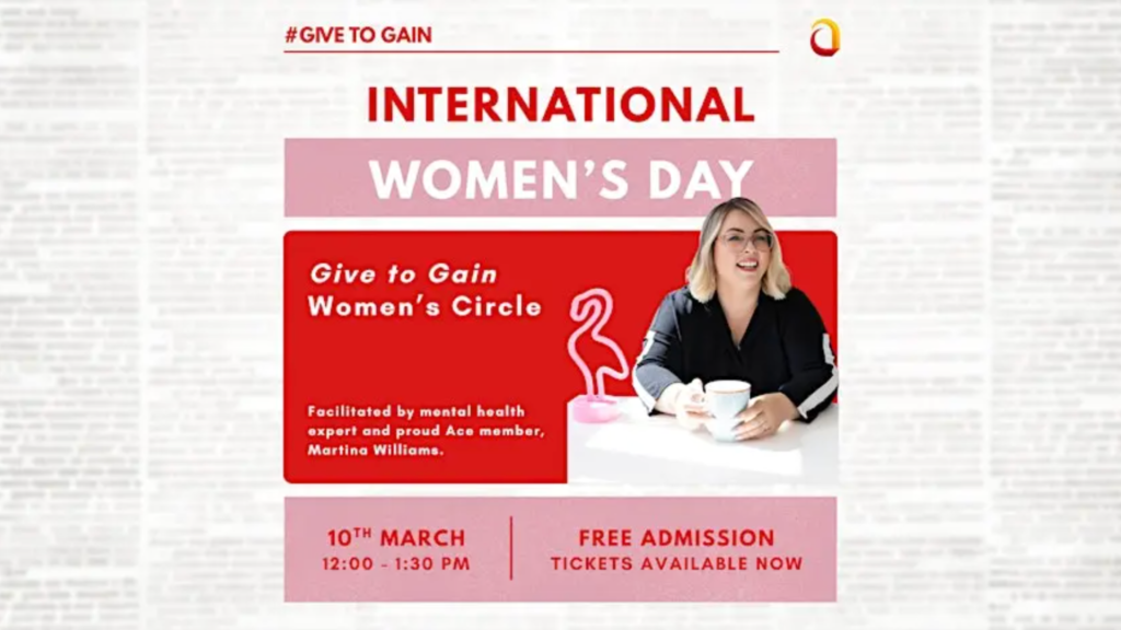 Read more about the article IN-PERSON: IWD ‘Give to Gain’ Women’s Circle
