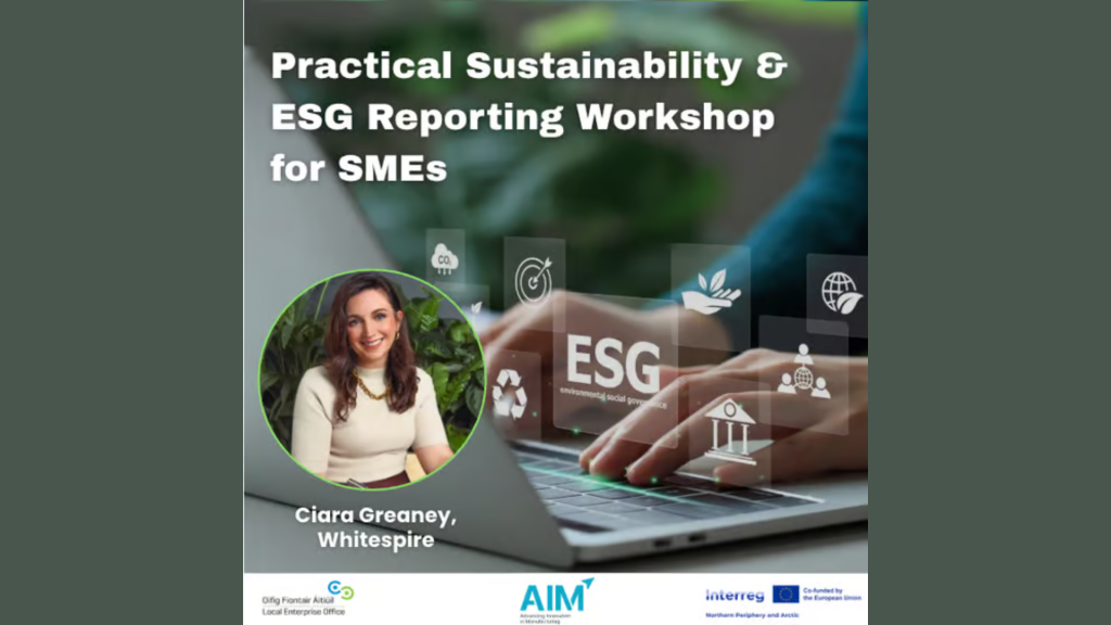 Read more about the article IN-PERSON: Practical Sustainability & ESG Reporting Workshop for SMEs