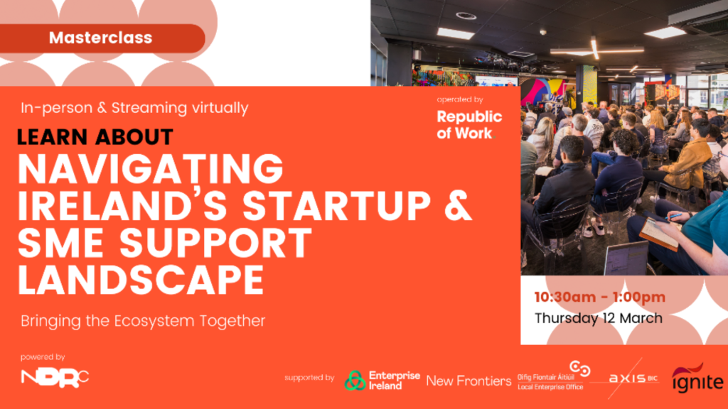 Read more about the article IN-PERSON: Navigating Ireland’s Startup & SME Support Landscape