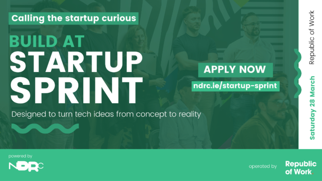 Read more about the article IN-PERSON: NDRC StartUp Sprint