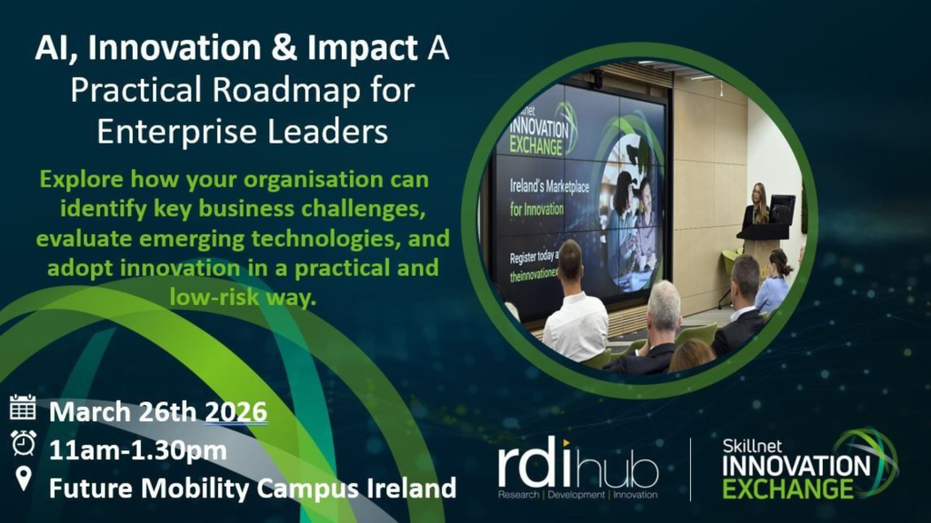 Read more about the article IN-PERSON: AI, Innovation & Impact: A Practical Roadmap for Enterprise Leaders