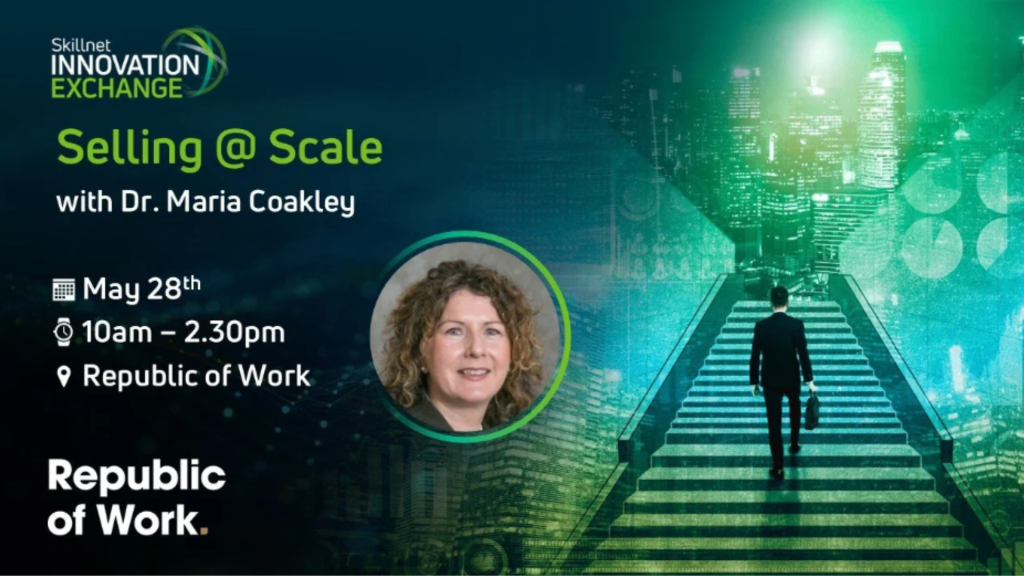 Read more about the article IN-PERSON: Selling at Scale Training with Dr. Maria Coakley