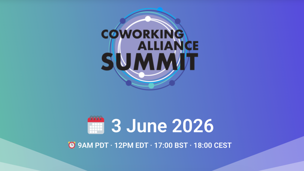 Read more about the article ONLINE: Coworking Alliance Summit