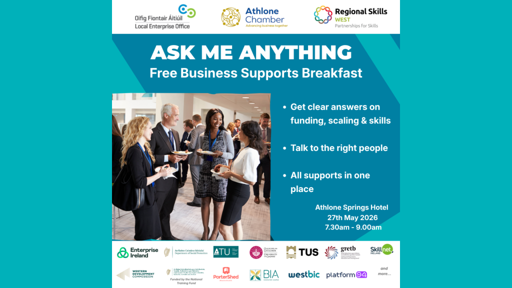 Read more about the article IN-PERSON: Business Supports Breakfast Briefing