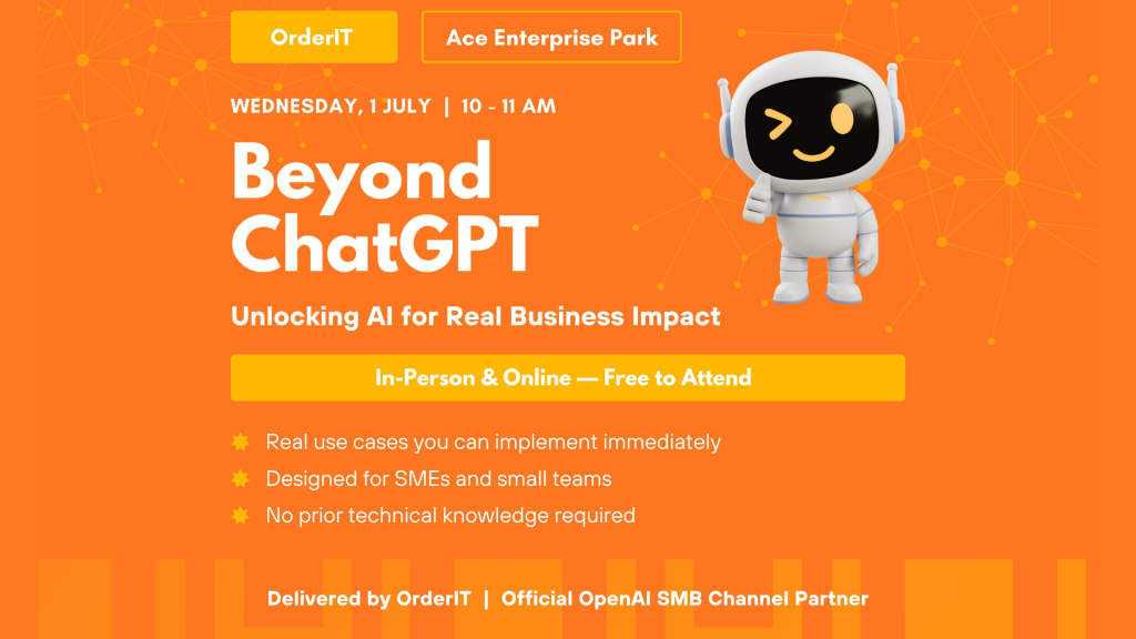 Read more about the article IN-PERSON: Beyond ChatGPT – Unlocking AI for Real Business Impact