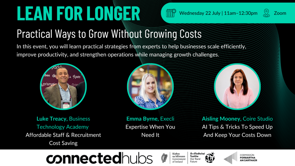 Read more about the article ONLINE: Lean for Longer: Practical Ways to Grow Without Increasing Costs