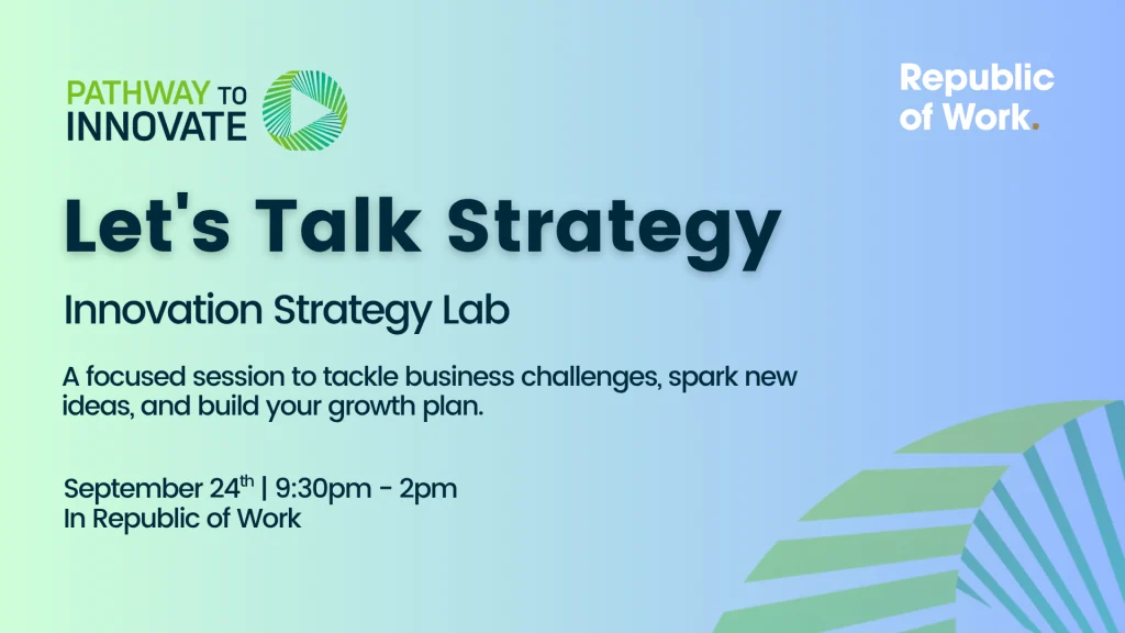 Read more about the article IN-PERSON: Let’s Talk Strategy, Innovation Lab