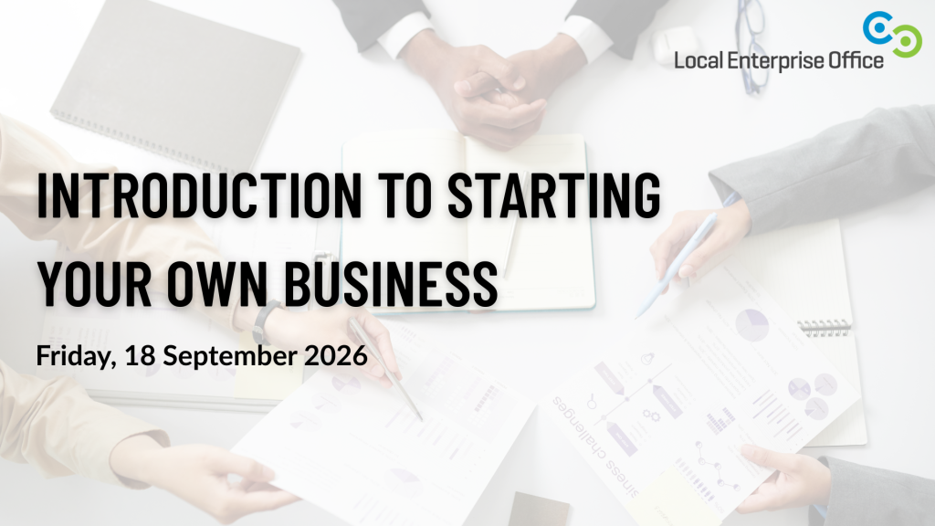 Read more about the article IN-PERSON: Introduction to Starting Your Own Business