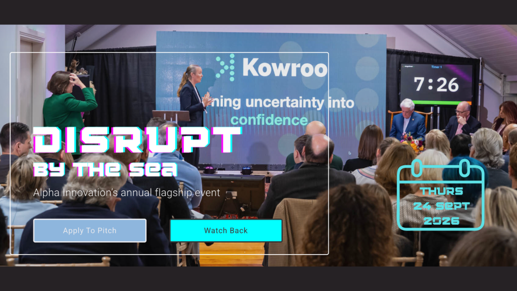 Read more about the article IN-PERSON: Alpha Innovation’s annual flagship event: Disrupt by the Sea